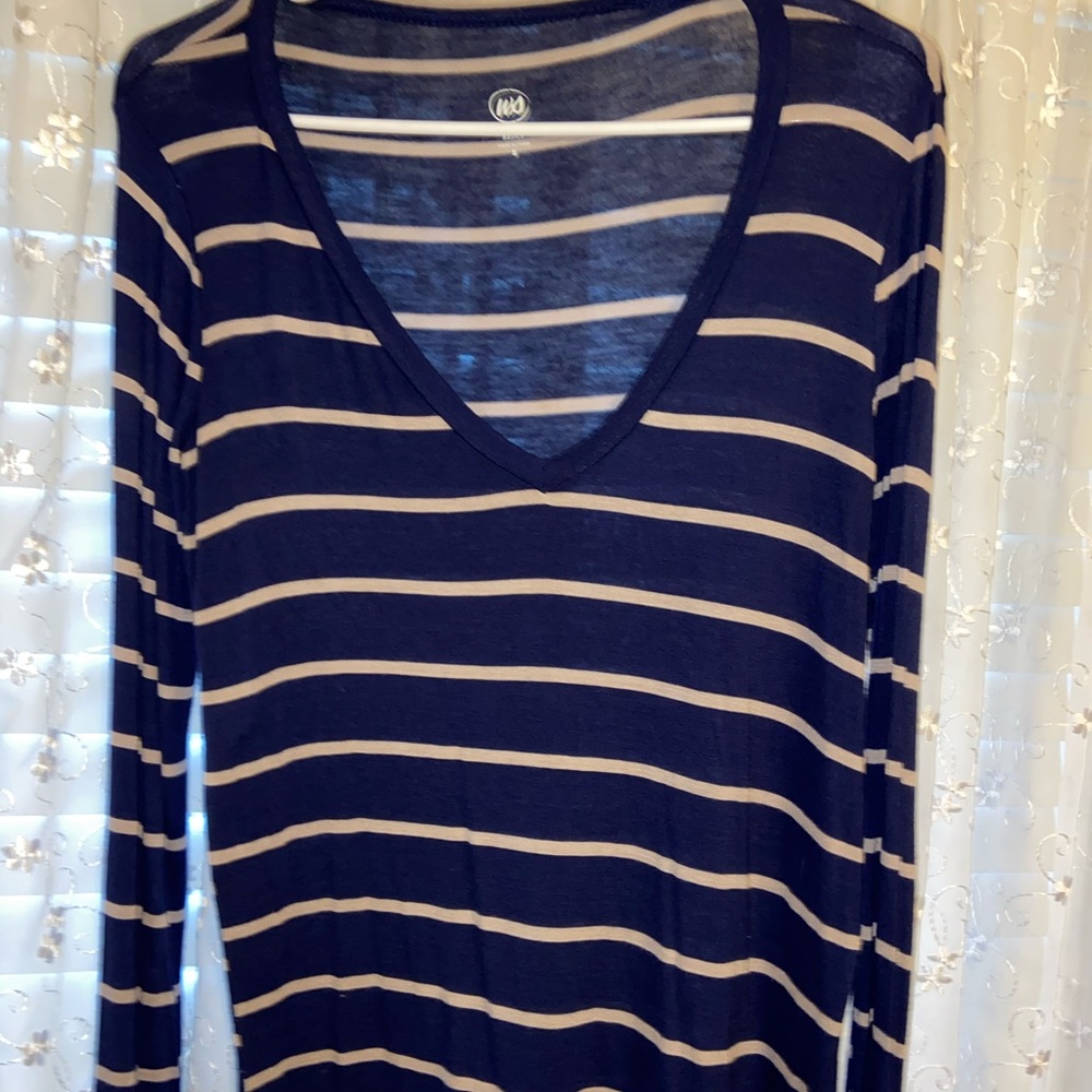 Long sleeve striped